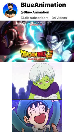 Dragonball Super: Super Hero Fan Animation Part 1|BlueAnimation