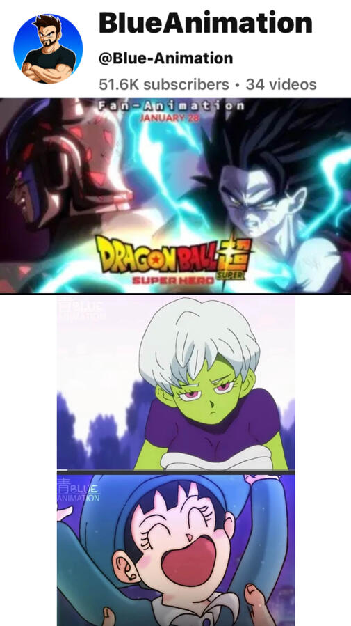 Dragonball Super: Super Hero Fan Animation Part 1|BlueAnimation Dragonball Super: Super Hero Fan Animation Part 1|BlueAnimation